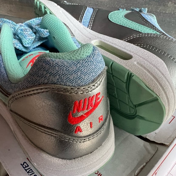 🔥Nike Air Max 1 Kid's Shoes STYLE #653653-401 Size 5Y(YOUTH) GIRLS OR WOMEN'S - Picture 9 of 14